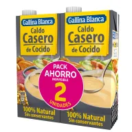 Pack de 2: 6L Gallina Blanca Caldo Casero 3x2 a 7,38€
