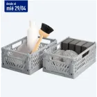 Organización en caja plegable