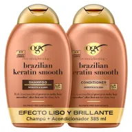 Set de Champú y Acondicionador Alisador con Keratina 2x385