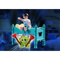 Figuras de Monstruo bajo la cama de Playmobil con accesorios