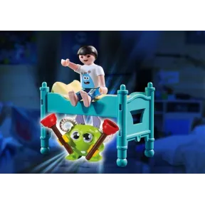 Figuras de Monstruo bajo la cama de Playmobil con accesorios