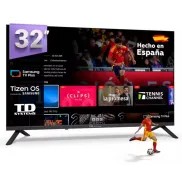 Smart TV HD 32" TD Systems con Tizen OS y Triple Tuner