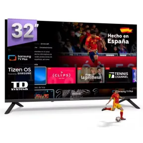 Smart TV HD 32" TD Systems con Tizen OS y Triple Tuner