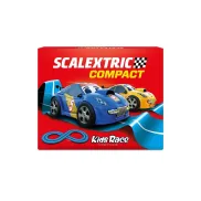 Completo Circuito Scalextric COMPACT con 2 coches y mandos