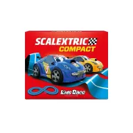 Completo Circuito Scalextric COMPACT con 2 coches y mandos