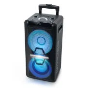 DJ PA Muse M-1920 con Bluetooth, efectos de luz y batería