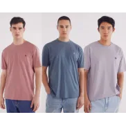 Camiseta Springfield básica de cuello redondo