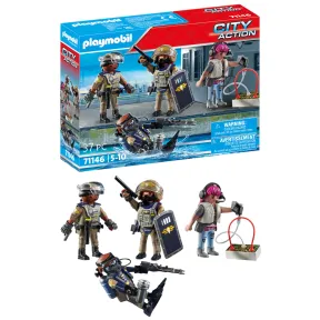 Fuerzas Especiales PLAYMOBIL City Action 71146: Set de Figuras