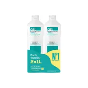Gel de baño dermatológico INIBSA, pack ahorro 2L para piel y cabello
