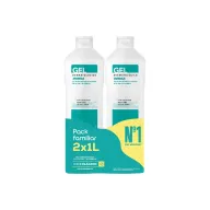 Gel de baño dermatológico INIBSA, pack ahorro 2L para piel y cabello