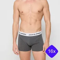 Jack & Jones Pack de 16 Calzoncillos Bóxer Cortos - Gris