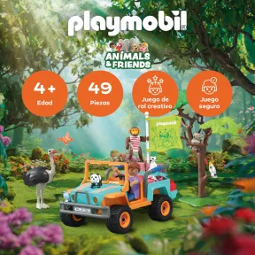 Jeep Multicolor | PLAYMOBIL | Amigos y Animales