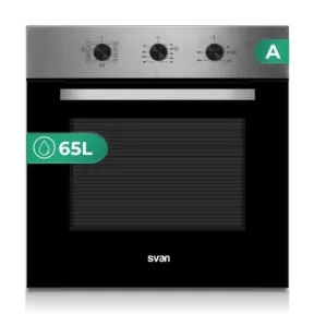 Horno Inox Svan SHM86500X 65L Multifunción Doble Grill