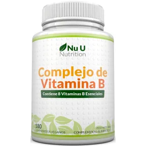 Complejo B Vegano - 180 Comprimidos para 6 Meses