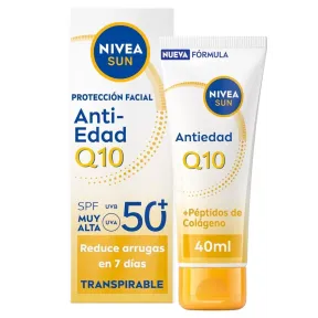 NIVEA SUN Q10 Crema Solar Facial Antiedad SPF50+ al 50%
