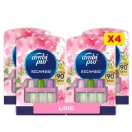 Recambio Ambientador Eléctrico Ambipur 80ml - Lirio y Brisa
