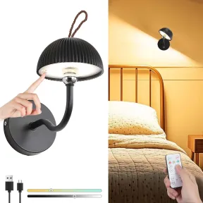 Aplique Inalámbrico Recargable con Mando 360° y Control Táctil