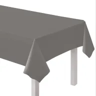 Mantel Ecológico Reutilizable Gris Grafito para Mesa 2,74 m