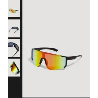 Gafas de sol rojas unisex YOURTURN