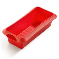 Molde rectangular de silicona roja 24 cm - Lékué