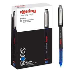 Bolígrafos rOtring roller de punta de aguja - 12 unidades