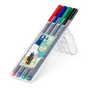 Bolígrafos Punta Fina STAEDTLER 334 SB4 - Paquete de 4 Unidades