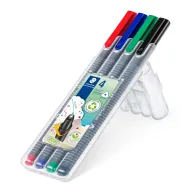 Bolígrafos Punta Fina STAEDTLER 334 SB4 - Paquete de 4 Unidades