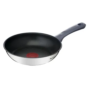 Sartén Tefal Daily Cook - Acero inoxidable, antiadherente y apto inducción