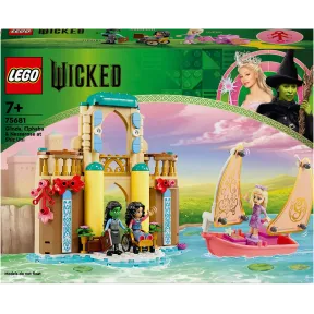 Casa de Muñecas LEGO: Glinda, Elphaba, Nessarose y Barco