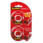 Cinta Super Transparente Scotch Crystal - 2 Rollos + 3.2 m GRATIS