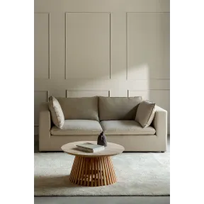 Sofá Estefan Style modular de 2 piezas con reposabrazos