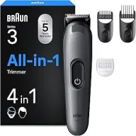 Kit Braun 4en1 AIO3500: Recorte Preciso para Pelo y Cara