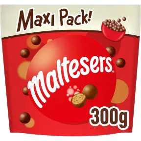 Maltesers Bolitas de Chocolate con Leche, 300g - 4 x Snack
