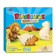 Dinosaurus Choco Blanco 264g - 3x2 en Artiach (6 bolsitas)