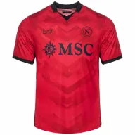 Camiseta hombre SSC Napoli EA7 Emporio Armani en amarillo y rojo