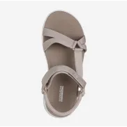 Sandalias Skechers Go Walk Flex para mujer en beige