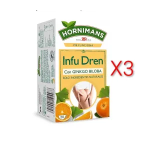 Infusión 100% Natural con Ginkgo y Cola de Caballo - Hornimans
