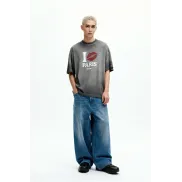 Camiseta Gris PALM ANGELS - Estilo Urbano y Moderno