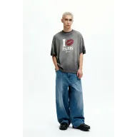 Camiseta Gris PALM ANGELS - Estilo Urbano y Moderno