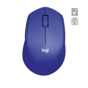 Ratón Inalámbrico Azul Logitech M330 Silent Plus 1000DPI