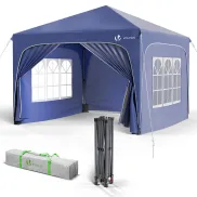 Carpa Plegable VOUNOT 3x3m con Paredes y Bolsa de Transporte