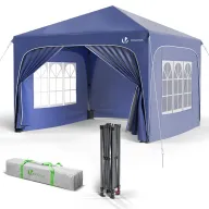 Carpa Plegable VOUNOT 3x3m con Paredes y Bolsa de Transporte
