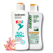 Pack Niños Babaria: Protector Solar Mineral SPF 50 y After Sun