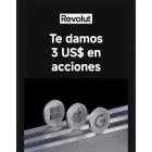 Acciones de inversión: 3$ al abrir tu cuenta en Revolut