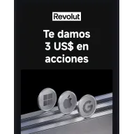 Acciones de inversión: 3$ al abrir tu cuenta en Revolut
