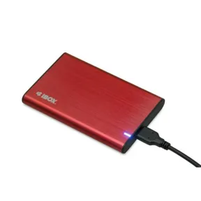 Carcasa iBox para HDD/SSD 2.5" con soporte UASP 10TB
