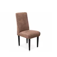 Silla tapadore turrón, tapizada y elegante.