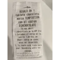 Tableta de chocolate Temptation gratis para nuevos socios