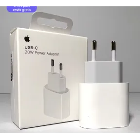 Adaptador USB-C ORIGINAL 20 W para Apple: Carga Rápida
