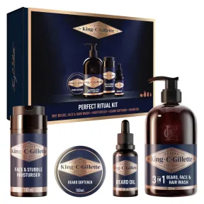 Cuidado de la barba King C. Gillette Kit